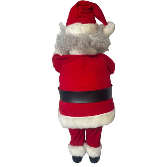 Vintage Rennoc Animated Motion Santa Claus Display Light Up Moving Candle 24”T - Picture 7 of 12